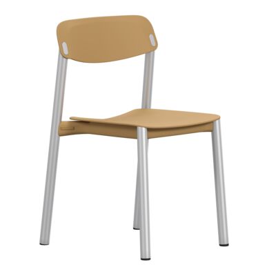 Lammhults_Penne_chair_sled_aluminium_camel_frontangle.png