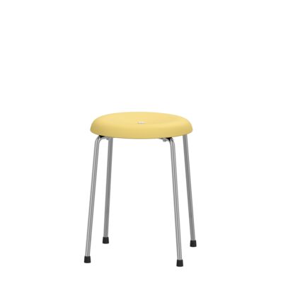 Lammhults_Taburett_stool_chrome_yellow_front.png