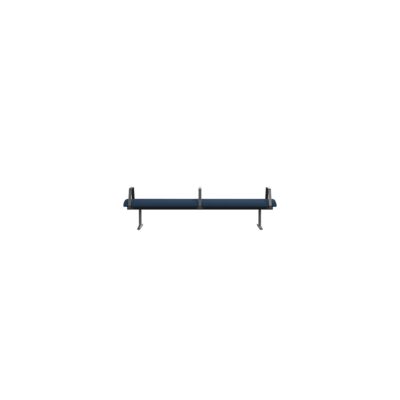 Lammhults_Teius_bench_SH460_L2400_3armrests_black_blue_front.png
